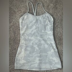 lululemon athletica Gray Camo Tank Top